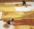 Artist Uses 15,000 English Crumpets to Create Ridiculous Pippa Middleton Portrait