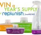 GIVEAWAY: Win a Year’s Supply of Replenish Eco-Cleaning Products!