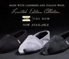 TOMS and The Row Collaborate on Limited Edition Cashmere and Italian Wool Shoes