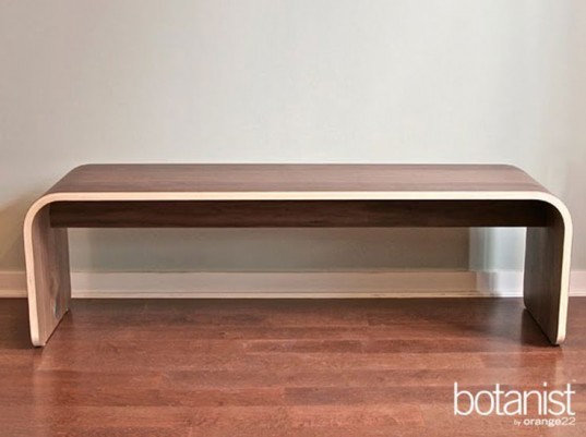 Orange 22, Botanist, Botanist Minimalist, Inhabitat, Interiors, Green Interiors, Sustainable Interiors, Green Design, Sustainable Design, Green Bench, Sustainable Bench, Contemporary Design, Kickstarter