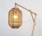 Elegant No Glue No Screw Lamp is Made From Recycled Wood and a Chinese Lantern