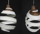 Gregg Parsell’s ORIGIN Pendant Lamp Evolves Elegantly from Recycled Materials
