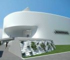 Shell-Inspired Fairground Building at Rossi Sud Complex Harnesses Energy From the Earth