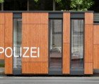Mini Prefab Police Station Lays Down The Law In Hanover, Germany