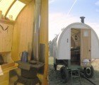 Sheep Wagons Converted into Rustic (and Adorable) Mobile Living Spaces
