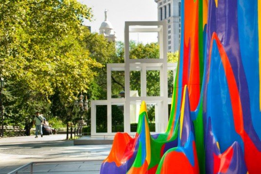 sol lewitt, sol lewitt city hall park, sol lewitt sculptures, sol lewitt city hall park, sol lewitt sculptures nyc, public art nyc, public art new york