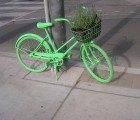 Artists Turn Abandoned Bikes into Flowering Neon Street Art in Toronto