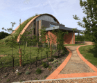 Awe-Inspiring Zero-Carbon Crossway Passivhaus Has a Vaulted Meadow Roof