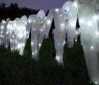 Radioactive Control: LuzInterruptus Haunts Dockville Festival with Ghostly Nuclear Figures