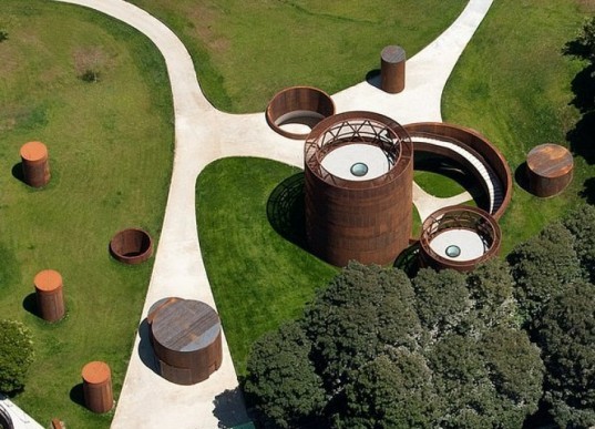 passive design, solar panels, solar power, subterranean, Lugo history museum, Nieto Sobejano Arquitectos, Spain, green design, eco-design, sustainable design, green spaces