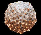 Incredible Pendant Lamp Made From 270 Playing Cards