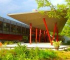 Queens Botanical Garden’s LEED Platinum Visitors Center Boasts a Sloping Green Roof