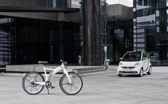 Daimler Grace electronic bike, Smart E-Bike, electronic bicycle, green transportation, alternative transportation, green bicycle design, Smart E-Bike electronic bicycle