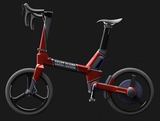 Sharpshooter Bike, Jurmol Yao, Coast Guard Bike, electric bike, electric bicycle, transforming concept vehicle, concept vehicle, green transportation, alternative transportation, green bike design