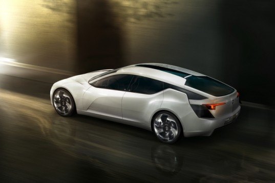 Opel Fuel Cell, Opel luxury fuel cell, Opel concept car, green automotive design, fuel cell, electric car, electric vehicle, electric fuel cell hybrid, alternative transportation, green transportation