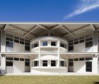 Temporary Sacred Heart School in Tokyo is Totally Reusable