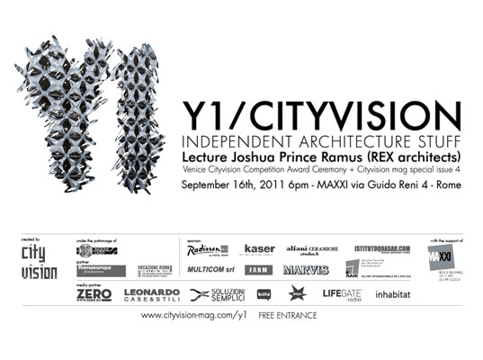 y1 rome cityvision, city vision, maxxi museum rome, cityvision rome, city vision rome, design competitions, y1 design, y1 exhibit rome, architecture exhibits, italy architecture, italian architecture, modern architecture, green architecture