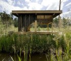 Green-Roofed Czech Tea House is Naturally Lit by a Gilded Oculus