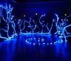 Glowing Musical Akousmaflore Garden Unveiled at London Design Festival