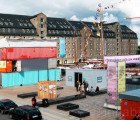 PHOTOS: Stacked Recycled Shipping Containers Create a Fantastic Info Point for Copenhagen Design Week