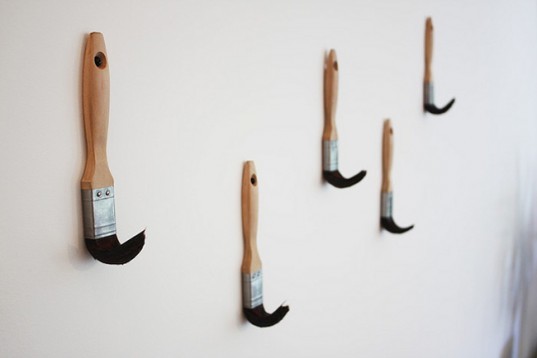 green design, eco design, sustainable design, Dominic Wilcox, Milan Furniture Fair, KK OUtlet, recycled matierals, paint brush hooks, Object Abuse, Michael Marriot, Max Lamb, Peter Marigold, F.A.T.
