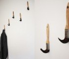 Dominic Wilcox Upcycles Old Paint Brushes Into Fun Coat Hooks