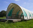 Recycled Greenhouse Pavilion Pops Up in the Dutch Countryside