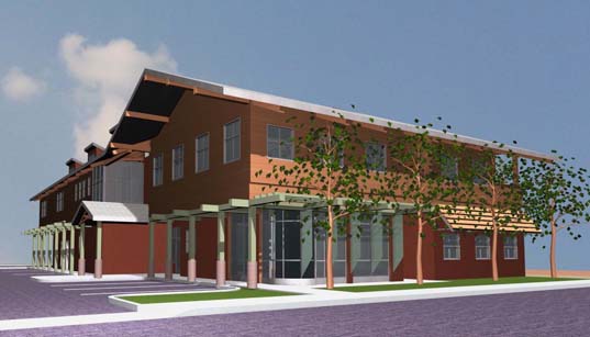 green design, eco design, sustainable design, LEED Platinum, Santa Cruz, California, sustainable architecture, Live Oak Family Resource Center,Green Building Certification Institute, cork floor, photovoltaic cell, recycled materials