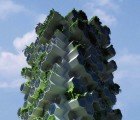Beehive-Inspired Vertical Farm is a Self-Sufficient Mini Ecosystem for London