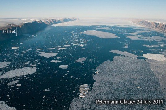 glaciers, petermann glacier, byrd polar research center, greenland,melting ice caps, melting ice, break off