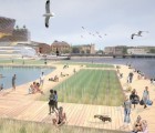 RB Arkitektur’s City Bridge Is a Verdant Urban Archipelago for Stockholm