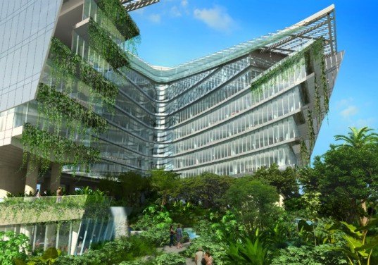 Sandcrawler, Sandcrawler Building, LucasFilm, Singapore, Aedas, high performance facade