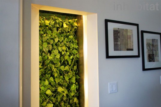 Solar Decathlon 2011, solar home competition, solar prefab home, air to air heat pump, InHouse, Purdue University green home, Purdue InHome, Illinios Solar decathlon, Purdue solar decathlon, Bio Wall, plant air flitration, green wall, eco house, green house, Midwestern style green building,