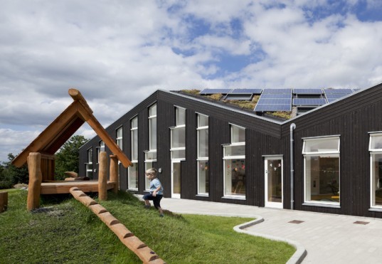 Sunhouse Nursery by Christensen and Co. Architects christensen and co, denmark, sunhouse, green design, eco design, sustainable design, green architecture, sustainable architecture, solar panels, sustainable nursery, nursery