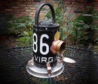 Brian Carlisle Upcycles Old Junk and Scrap Metal Into Beautiful Birdhouses