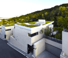 12 Staggered Green Roof Homes in Korea Bloom Create a Seasonal Symphony of Blooming Plants