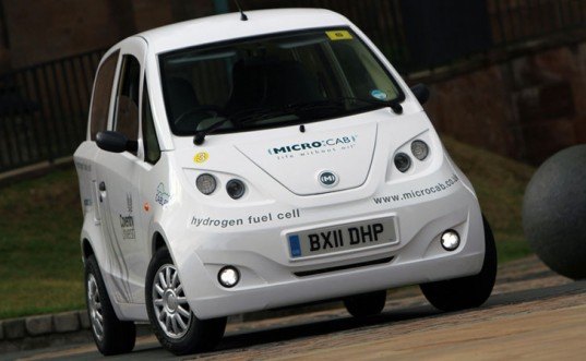 Microcab, H2EV, hydrogen car, mini cab, green automotive design, green transportation, alternative transportation, green cab