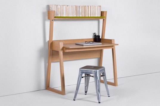 waston desk, oak, furniture, made, Stephen Tierney, eco, green, sustainable