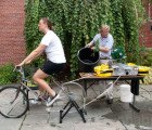 Oracle Beater: Bike-Powered Paper Mill Turns Invasive Plants Into Paper in Ghana