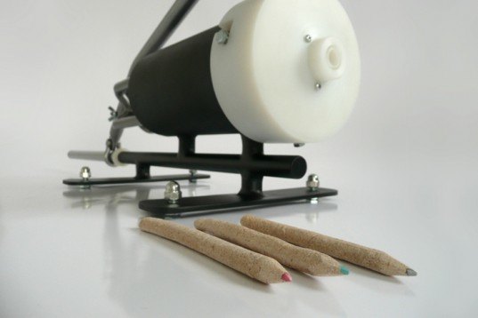Recycled Materials,London,Green Materials,green graphic design,Art,Royal College of Art,recycled pencils,sawdust,recycled waste,zero energy