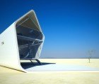Amazing Prefabricated California Roll House Adapts Easily to Harsh Desert Environments