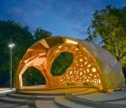 Amazing Bionic Research Pavilion Explores the Sand Dollar’s Skeleton Morphology