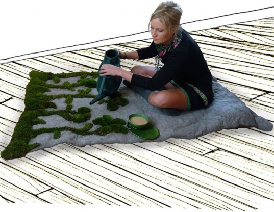 green design, eco design, sustainable design, Garden Rug, Pia Wustenberg, Indoor Garden, Apartment Living, home garden