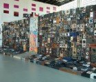 Benoit Maubrey Creates Massive Sculptures Out of 1000s of Recycled Speakers