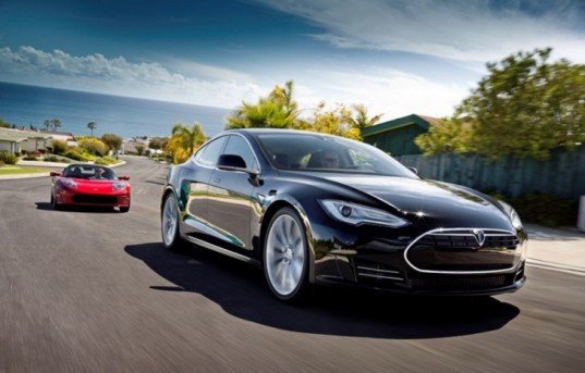 green design, eco design, sustainable design, Tesla Motors, Panasonic Corporation, Tesla Model S, electric vehicle, lithium-ion battery