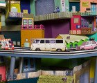 CARTONLANDIA: Incredible Cardboard City Made From Hundreds of Recycled Cards and Photographs