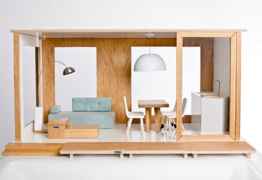 Barbie, toys, inhabitots, architecture, Miniio, dollhouse, eco toys,
