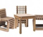 Philippe Nigro’s ‘Build Up’ Child’s Chair and Table is Made out of Cardboard