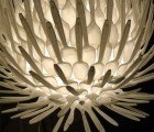 Christian DuCharme Turns Plastic Spoons and Paper Cups Into Atmospheric Lamps