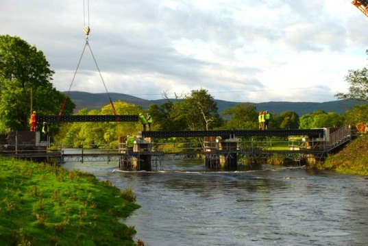 Wales, Tweed River, Vertech, Rutgers, Cardiff, recycled materials, John Buchan Way, Wales, plastic waste, plastic bridge, recycled thermoplastic composite bridge, eco design, sustainable design, green design